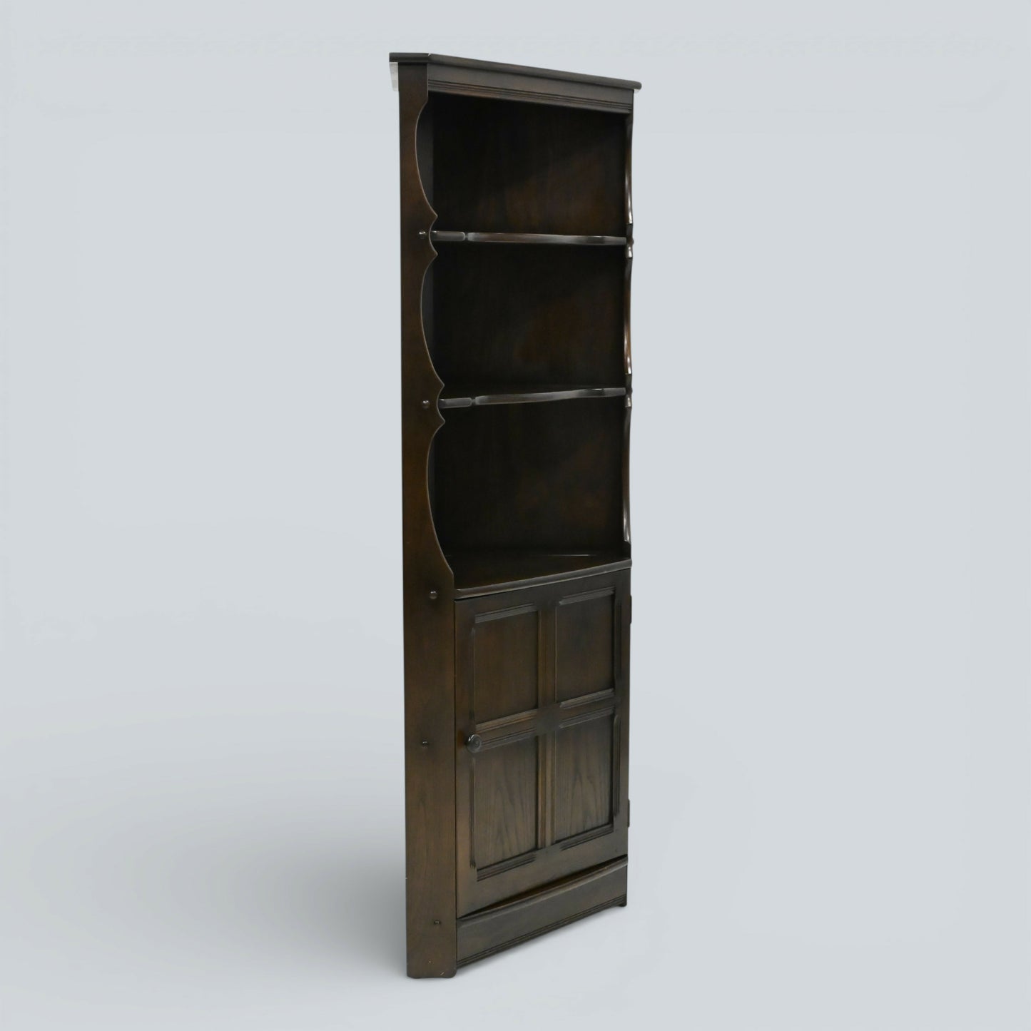 Genuine Ercol Mural Corner Cabinet with Shelves and Cupboard TR FREE UK Delivery