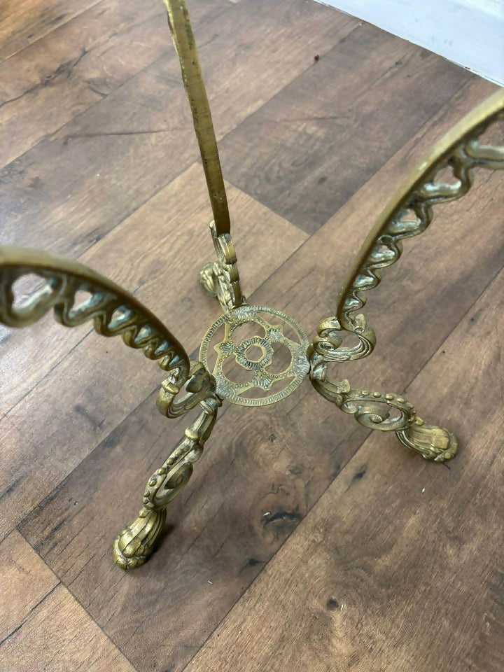 Ornate Brass Plant Stand / Jardinière Stand