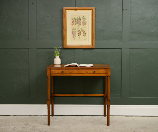 Small Mahogany Writing Desk / Hall Console Table