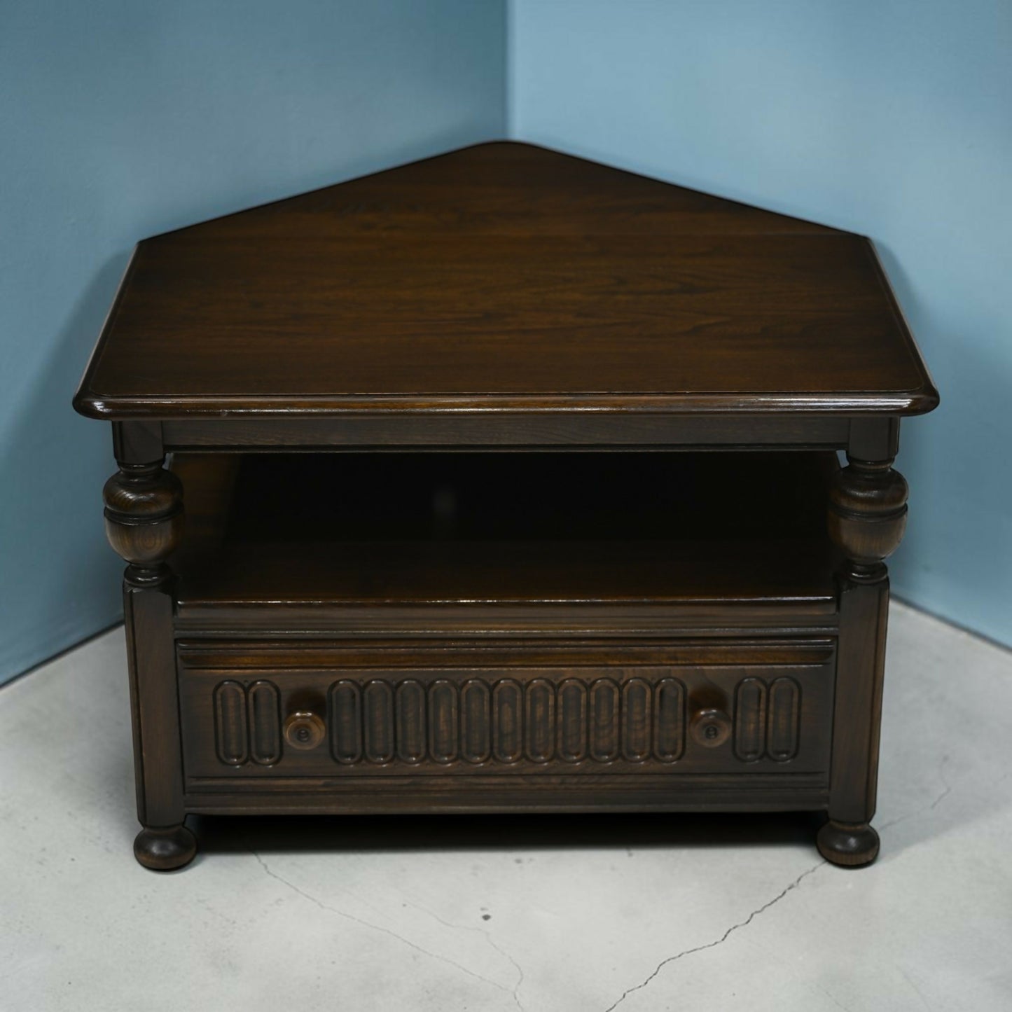 Ercol Corner TV Stand Video Cabinet Corner Flap Model 929 FREE UK Delivery*