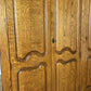 Wardrobe Vintage French Style Oak Five Door Carved Armoire Cabinet LOT 6111