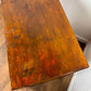 Vintage Oak Veneer Bank of Ten Drawers
