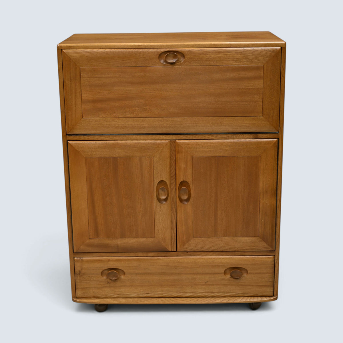 Ercol Drinks Cabinet Bureau Gin/Drinks Cabinet Light Finish FREE UK Delivery*