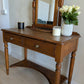 Restored Vintage Ducal Pine Dressing Table with Swing Mirror