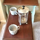 Vintage Upcycled Solid Oak Tudor Style Nesting Tables