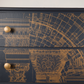 Meredew Chest of Drawers | Mid Century Modern Architectural Blueprint Tallboy Storage