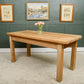 Plank Top Pine Dining Table - Reclaimed Wood - 167 cm