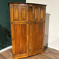 Vintage Jacobean Style Carved Medium Oak ladies Wardrobe6