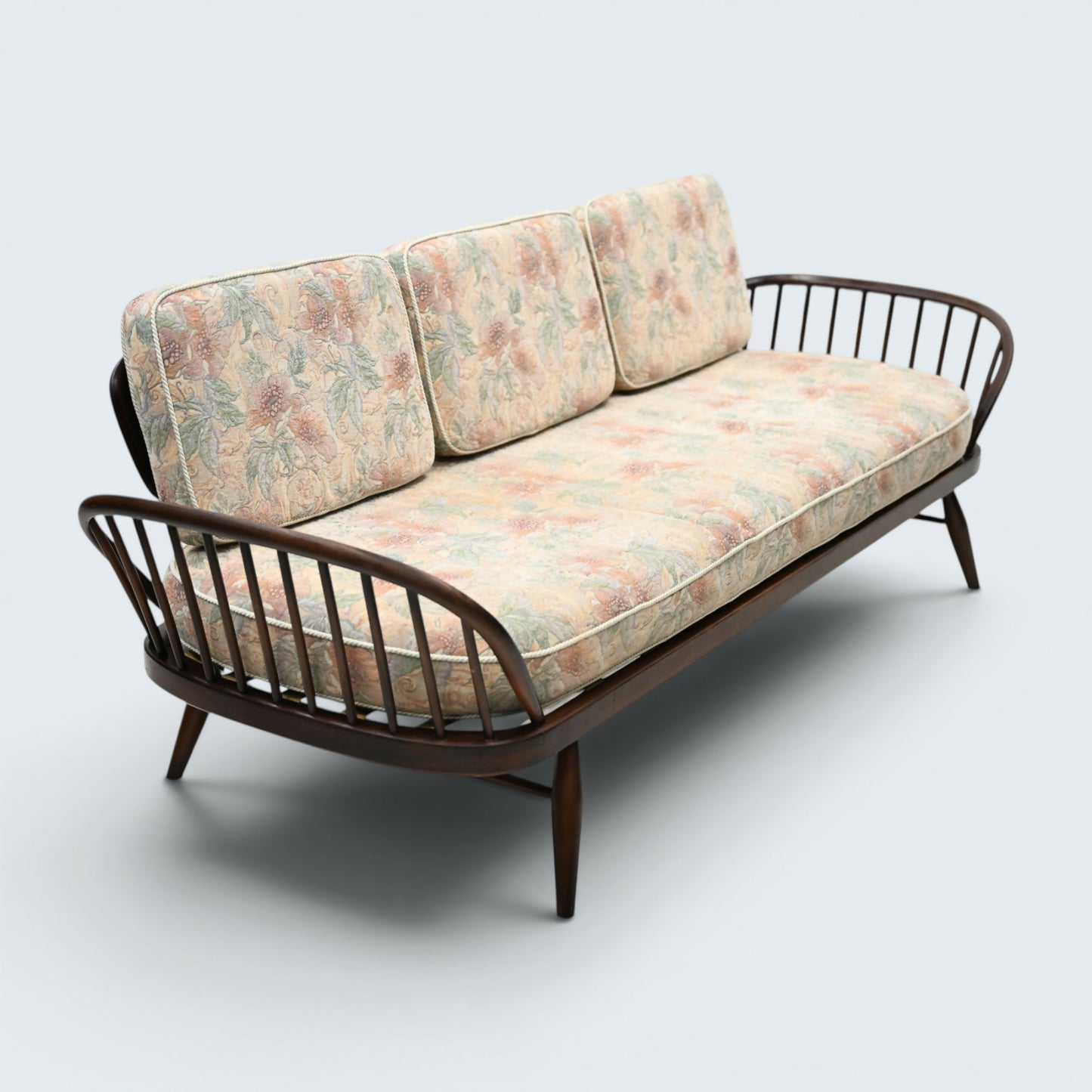 Ercol Studio Couch Day Bed Good Webbing Dark Finish Model 355 FREE UK Delivery*