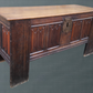 Large Oak Linen Fold Blanket Box / Chest Dated 1673