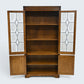 Old Charm Bookcase Display Cabinet Light Oak Finish EXC Clean FREE UK Delivery*