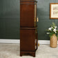 Regency Georgian Style Drinks Cocktail Cabinet - Chest on Chest - Mahogany