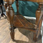 Victorian Mahogany Serpentine Front Console Table With Marble Topm