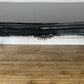 Double Sided Desk Antique French Style Black Painted Heavy Carved Table LOT 6186