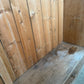 Antique Early Victorian Pine Narrow Hall Housekeeper Cloak Storage Cupboard, c 1830