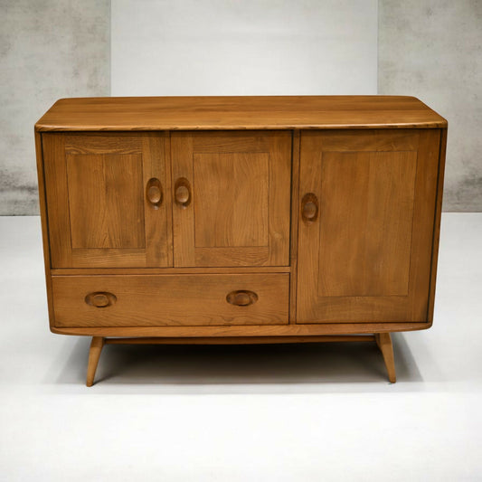 Ercol Windsor Sideboard Cupboard Storage Model 467 Light Finish FREE UK Delivery