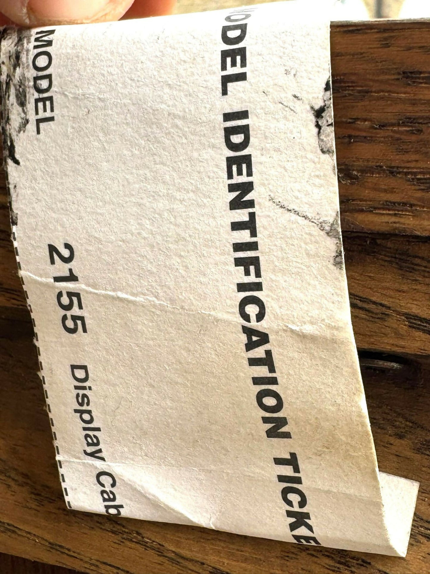 Wood Bros Old Charm Display Cabinet Light Oak