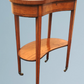Edwardian Inlaid Kidney Shaped Satinwood Bijouterie Table