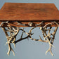 19th Century Antique Black Forest Antler Table