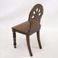 Carved Antique William IV Hall/Bedroom Chair Quartersawn Oak FREE Delivery. SBR9796/1211D