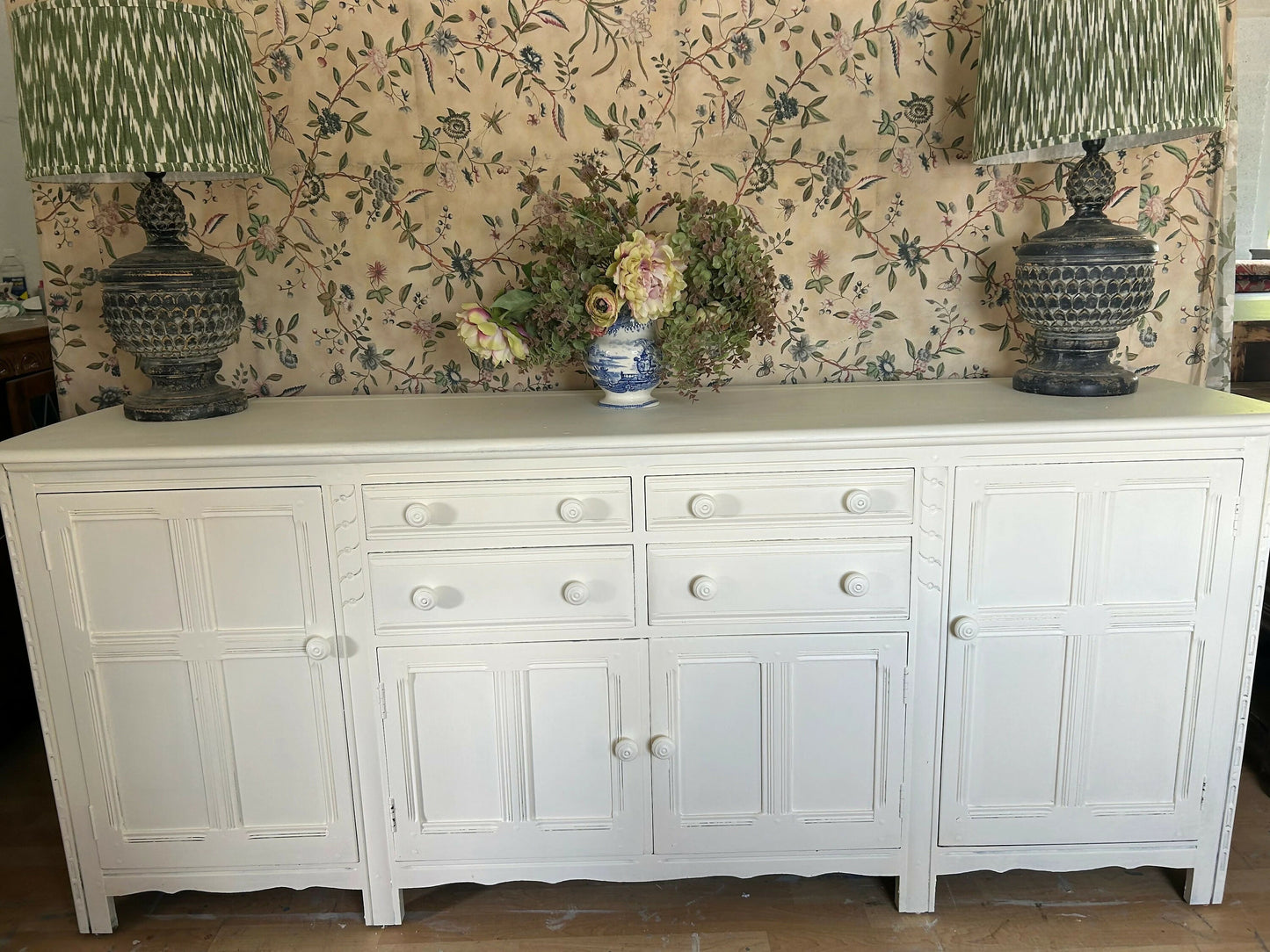 Large Farm House Vintage Sideboard