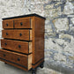 Vintage Oak Chest Of Drawers Five Drawer Lovely Detailing Super Proportions