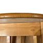 Mid Century Style Coffee Table Retro Side Table Wood Top Black Legs Vintage