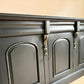 Antique Black, hand painted Sideboard