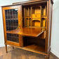 Vintage Oak Bureau Bookcase