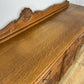 Sideboard Vintage French Louis Style Oak 4 Door Cupboard Carved Cabinet LOT 6363