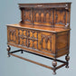 Carved Oak Jacobean Style Sideboard