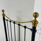 Reproduction Victorian Style Brass & iron Single Bed