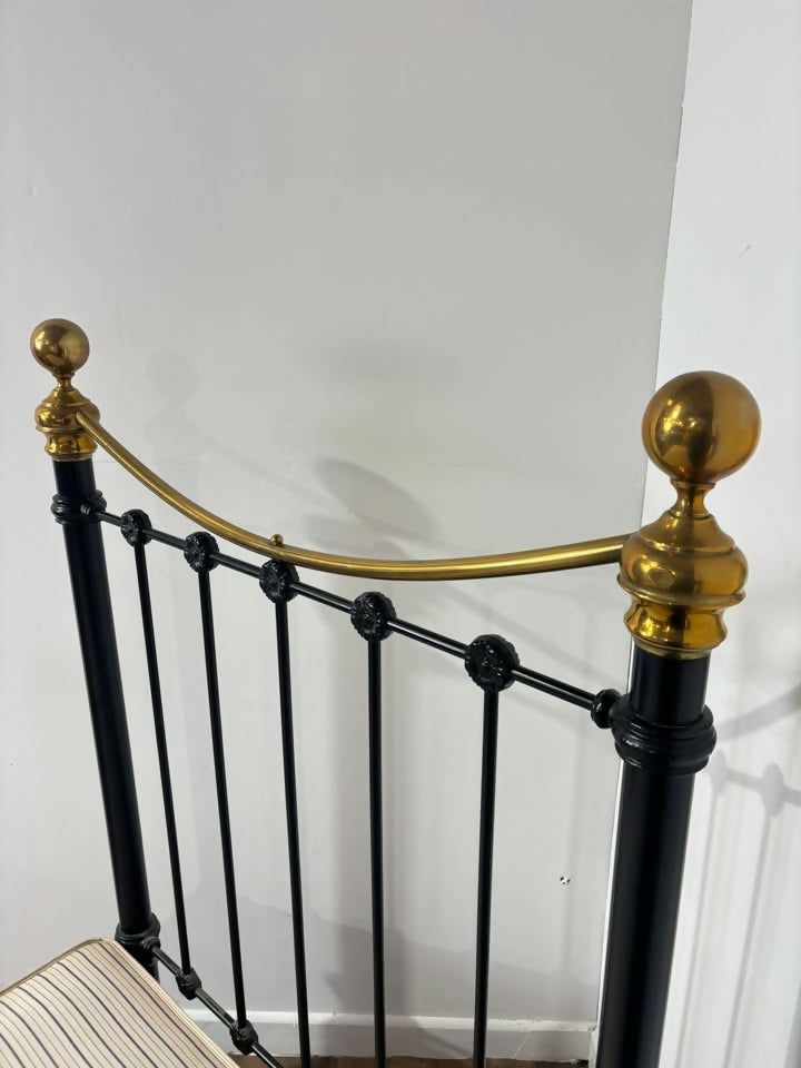 Reproduction Victorian Style Brass & iron Single Bed