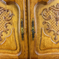 Cabinet Vintage French Louis XVI Style Oak Cupboard Carved Nightstand LOT 24342