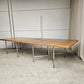 Vintage Late Mid Century Conference Boardroom Modernist Scandi Dining Table R917