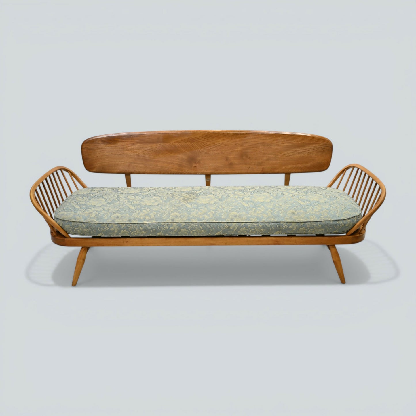 Ercol Studio Couch Day Bed New Webbing Light Finish Model 355 FREE UK Delivery