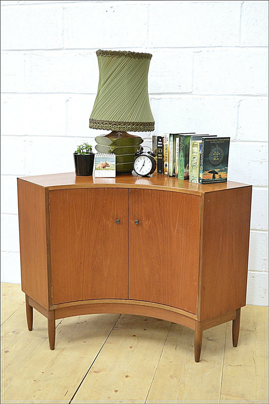 vintage drinks cabinet teak Greaves & Thomas corner sideboard danish design mid century DELIVERY