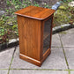 AN ERCOL WARWICK GOLDEN DAWN ELM CD HI FI STORAGE CABINET / MEDIA STAND.