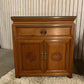 Two End Table/ bedside Carved Chinese with 1 drawer ,2 door and a glass top