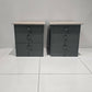 Pair of bedside tables in Empire Green