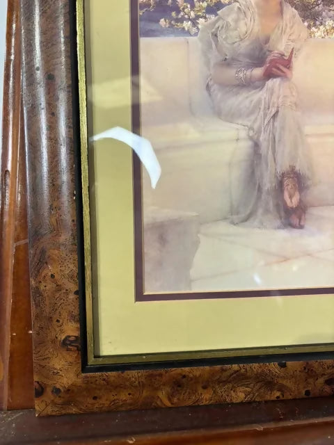 Framed Classical Lady Portrait – After Sir Lawrence Alma-Tadema