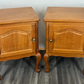 Pair of Bedside Tables Vintage French Louis XVI Cupboards Cabinets LOT 2857