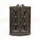 Old Charm Oak Hanging Corner Display Cabinet in Jacobean Brown FREE UK Delivery. SBR9643/0910D