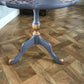Vintage Side Table with Floral Decoupage