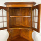 Modern Bespoke Walnut Inlaid Double Corner Cabinet