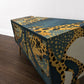 Midcentury Retro Painted Upcycled Sideboard Furniture White With Octopus Print. Commission Piece.