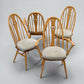 4 Ercol Swan Bow Back Dining Chairs Windsor Bow Light Finish FREE UK Delivery*