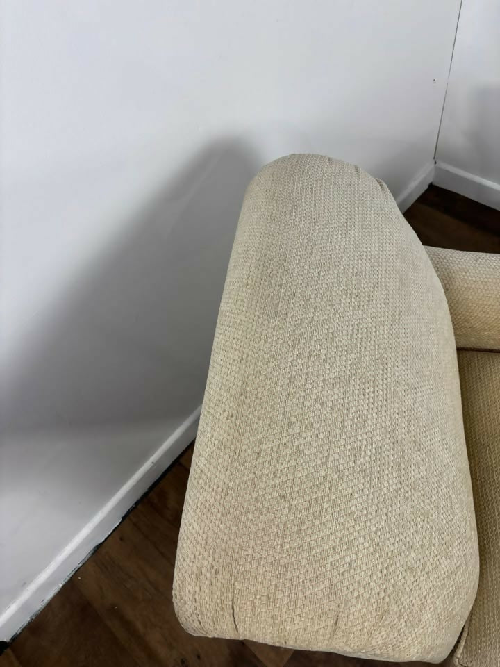 Contemporary Beige Half-Size Chaise Longue