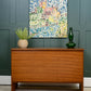 Mid Century Blanket Box - Toy Box - Teak Veneer By Meredew