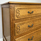 Chest of Drawers Vintage French Louis Oak 3 Drawers Carved Cabinet LOT 6254